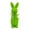 Green, variant on Flocked Easter Bunny Figurine with Bow Tie - 2.75 x 9.84 Inch Spring Table Centerpiece Decor for Home, Workspace, Indoor Party and Seasonal Holiday Decoration, 1 Pack