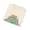 thumbnail image 5 of Funny Easter Bunny Gaming Pastel Colorful Eggs Graphic Tee, 5 of 7