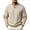 Beige, variant on Mens Hipster Corduroy Casual Corduroy Sweatshirt Long Sleeve Crewneck Pullover Fall Polo Elbow Patch Sweaters