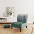 thumbnail image 3 of Designart "Flower Field" Upholstered Floral Farmhouse Accent Chair - Arm Chair, 3 of 5