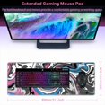 thumbnail image 2 of Gaming Mouse Pad, Fluid Pattern Mouse Pad 31.5x11.8inch Large Extended Computer Mouse Mat Keyboard Full Desk Mousepad for Gaming, Office, Home, 2 of 6