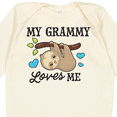 thumbnail image 4 of Inktastic My Grammy Loves Me with Sloth and Hearts Boys or Girls Long Sleeve Baby Bodysuit, 4 of 5