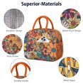 thumbnail image 4 of Womens Pioneer Flower Floral Print Pattern Lunch Box for Work,Insulated Lunch Bag for Women,Loncheras Para Mujer,Leakproof Adult Lunch Bag for Work,Beach,Travel,Picnic,Camping, 4 of 7