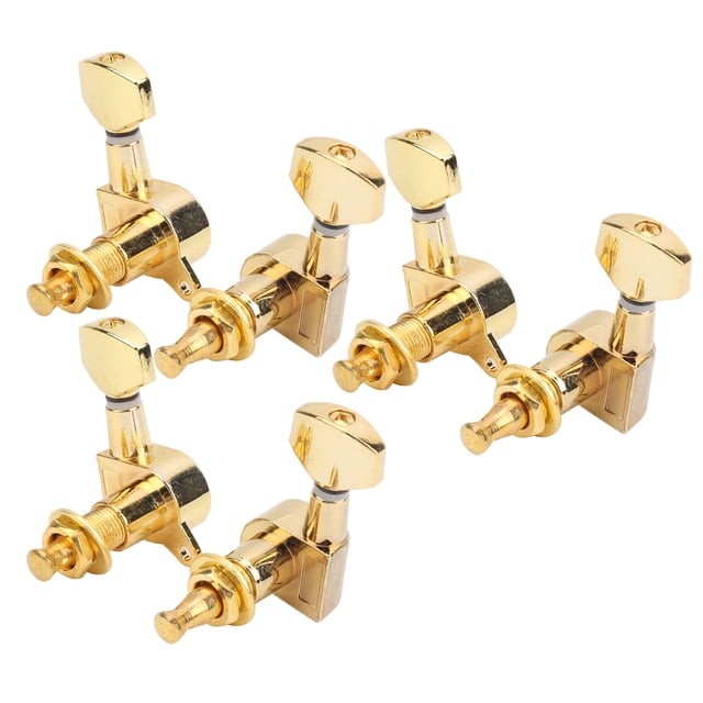 Acoustic Guitar Pegs, Metal Structure Easy To Install Guitar Locking Tuners, Convenient To Use For Folk Guitar Guitar Repair Master Gold