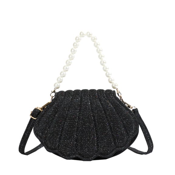 Fashionable Shell Shape Shoulder Bag for Women PU Leather Crossbody Bags Evening Handbag with Ample Storage Space