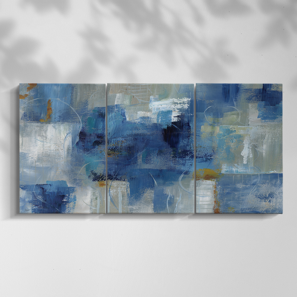 Wexford Home Blue Morning - 40" x 60" Multi-Piece Canvas Art, Ready to Hang