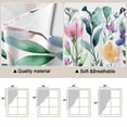 thumbnail image 5 of Swag Valance Curtains for Windows, Flower Leaf Light Filtering Kitchen Curtains with Rod Pocket, Farmhouse Boho Spring Floral Green Pink Window Treatment Valances for Living Room, 28x36 - 2 PCS, 5 of 9