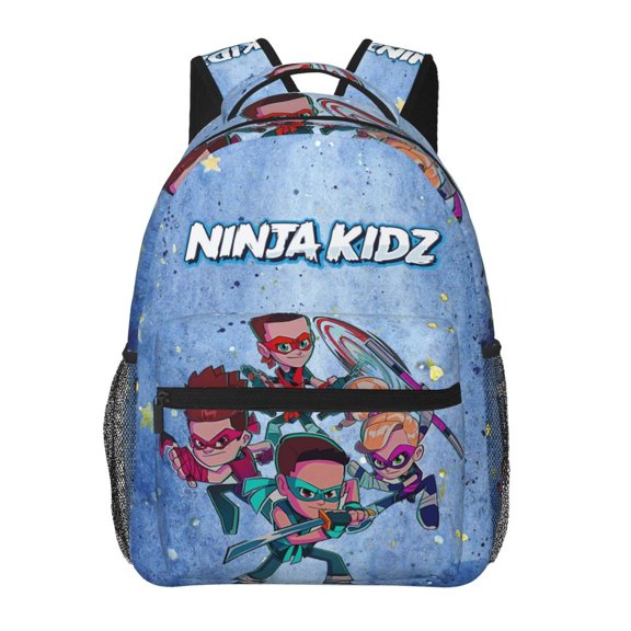 Ninja Kidz Backpack Lightweight Bookbag Casual Daypack For Women Men Travel Laptop Bag Multifunctional Bag