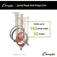 thumbnail image 5 of Champion Sports Durable Plastic Hoop Cart, 29 InchL X 19 InchW X 70 InchH, 5 of 6