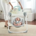 thumbnail image 6 of Ingenuity Comfort 2 Go Portable Compact Baby Swing, Infant, Fanciful Forest, Multicolor, 6 of 10