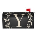 thumbnail image 2 of PHELIKA Classic Monogram Letter Y Magnetic Mailbox Covers Post Letter Box Cover Standard Size 21H x 18W, 2 of 8