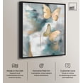 thumbnail image 2 of Butterflies Dream I Canvas Moody Abstracts by Art Remedy, Black Frame, 16 x 20, 2 of 7