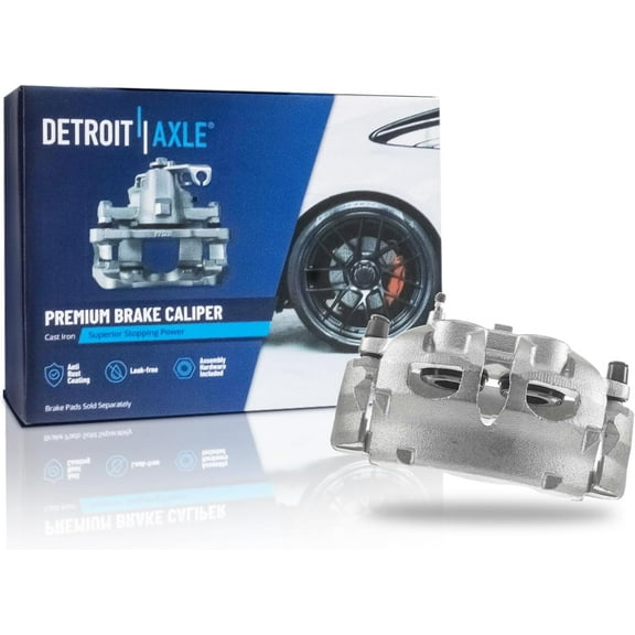 Detroit Axle - Front Left Disc Brake Caliper w/Bracket Replacement for 2007 2008 2009 Ford Expedition Lincoln Navigator