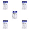 thumbnail image 1 of ZheElen Fishing Rigs Wire Leader Stainless Steel Rope Line Swivel String Hooks silver 80cm 5Set, 1 of 6