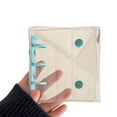thumbnail image 1 of Mini PVC Notebook Binder Cover Planner Loose-Leaf Folder Envelope Cash, 1 of 8