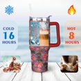 thumbnail image 4 of Personalized Dog Lover Gift Idea - 40oz Insulated Tumbler with Straw for Women - Non-Slip Handle Coffee Travel Cup, 4 of 7