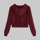 thumbnail image 5 of ICHUANYI Liquidación Mujer Casual Manga Larga Cremallera Bolsillo Camisa Sudadera Con Capucha Tops ICHUANYI WER202308255948, 5 of 5