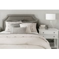 thumbnail image 3 of Lush Decor Linen Button Cotton Blend Comforter Off White 5Pc Set King, 3 of 9
