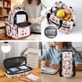 thumbnail image 5 of Jeiento Cute Cow Kids Girls Backpack Set 17 Inch 4-Piece Lunch Bag Pencil Case Water Bottle Holder Pink Lightweight Large Capacity School Bookbag for Elementary Middle School Students, 5 of 7