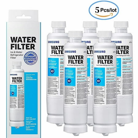 

5 Pack HAF-CIN/EXP/DA29--00020B Refrigerator Fresh Water Filter Cartridge