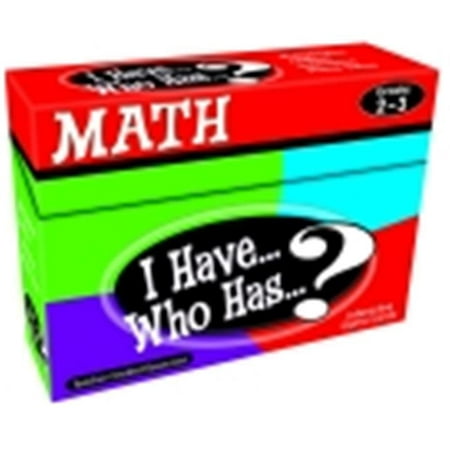 Teacher Created Resources Math Card Game, I Have Who Has, Grades 2 To