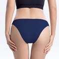 thumbnail image 5 of RANJIE Lingerie for Women Underwear Cotton Wrap Hip Comfortable Girly Bikini Thin Belt Triangle Briefs Soft Breathable Women's Panties,Blue, 5 of 5