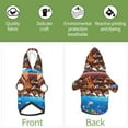 thumbnail image 6 of Bingfone Animals On Noah'S Ark2 Dog Clothes Hoodie, Pet Winter Coat,Puppy Sweatshirts For Small Dogs Boy Girl,Suitable For All Breeds-Small, 6 of 9