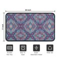 thumbnail image 5 of Blue Ethnic Paisley Pattern Door Rugs,Washable Non Slip Door Mats Indoor,Decorative Door Mats,Entry Mat Indoor for Entrance,Bedroom,Kitchen,Bathroom,30"x17", 5 of 6