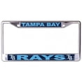 thumbnail image 1 of Tampa Bay Rays Laser Chrome License Plate Frame, 1 of 1