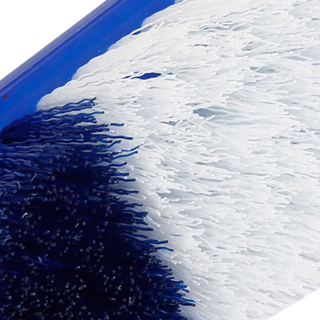 Unique Bargains Clothes Shoe White Dark Blue Bristle Plastic Scrub Brush Cleaning Tool