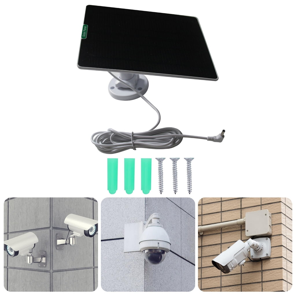 WINDLAND Solar Charging Panel For Rechargeable Cameras Enhanceds Sunlight Conversion Efficiency Resistant Frame