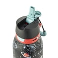thumbnail image 3 of TAL 20oz Stainless Steel 2-in-1 Straw and Chug Water Bottle with Push Lid, Space, 3 of 9