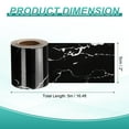 thumbnail image 2 of Uxcell Wood Grain Wallpaper Border 2" x 16.4ft Textured Frame Sticker, Black Cloud, 2 of 7