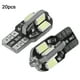thumbnail image 5 of Bombilla de cuña, 20 piezas, 8 LED, bombilla LED para lateral de coche, bombilla de cuña de alto rendimiento, 5 of 9