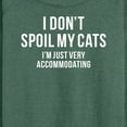 thumbnail image 3 of Instant Message - Don't Spoil Cats Accommodating - Women's Lightweight French Terry Long Sleeve Shirt, 3 of 6