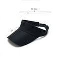 thumbnail image 7 of Womens Men Visor Sun Plain Hat Sport Adjustable Soild Golf Tennis Beach Sun Caps, 7 of 7