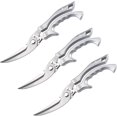 thumbnail image 1 of Multifunctional Heavy Duty Kitchen Shears, Stainless Steel Kitchen Scissors, Meat, Bone, Fish, All Purpose Kitchen Scissors for Food with Fish Scaler, Bottle Opener and Safety Lock (3PC), 1 of 8