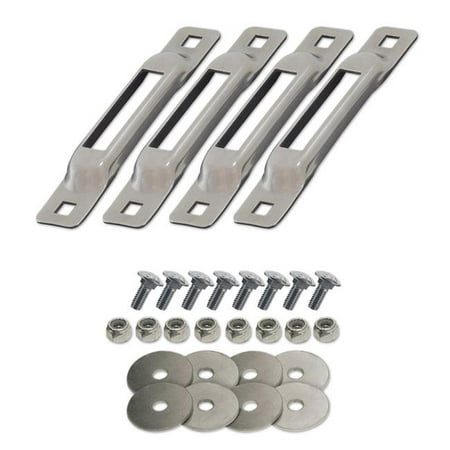 

Snap-Loc SLSS4FC Carriage Bolts E-Track Single Strap Anchors - Stainless Steel Pack of 4