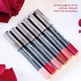 thumbnail image 4 of Mirabella Velvet Lip Pencil, Wanted - Stay All Day - Creamy, Moisturizing  and  Long-Lasting Retractable Matte Lip Liner  and  Jumbo Crayon Stick - Flawless Finish, Smudge proof, and Paraben, 4 of 5