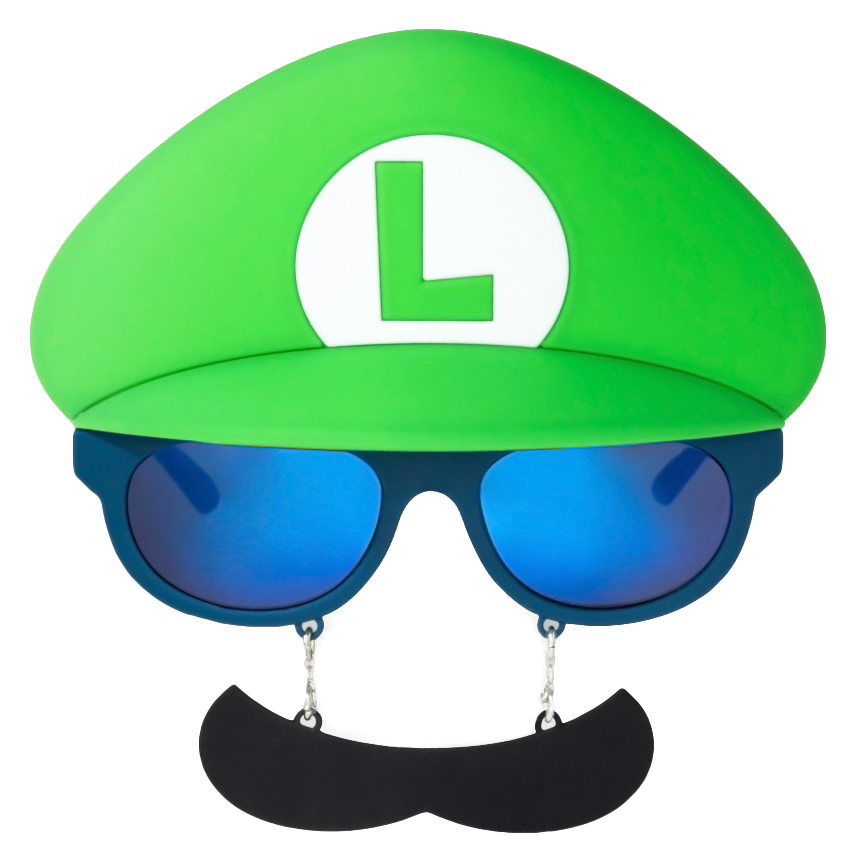 Nintendo Luigi Mustache  Costume Sunglasses by Sun-Staches