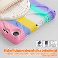 thumbnail image 2 of XYX Case for Fire HD 8 & 8 Plus (12th/10th Generation, 2024/2022/2020) with 360 Degree Rotating, Hand Strap, Shoulder Strap, Colourful Pink, 2 of 7