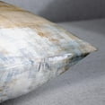 thumbnail image 3 of Set of 2 Throw Pillow Covers Modern Abstract Painting Blue White and Gray Decorative Sofa Pillow Cases Home Decor Standard Square 24x24 Inches Pillowcases, 3 of 6