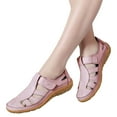 thumbnail image 3 of Kcodviy Chaussures pour Femmes Plates Souples Sandales Mignonnes pour Femmes Sandales à Semelle Sandales Fantaisie pour Femmes Sandales Rétro Décontractées, 3 of 5