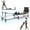 PR06-black, variant on Paeta 91'' Foldable Pilates Reformer with Jump Board,Pilates Machine for Home and Gym,Pilates Exercise Equipment with 220lbs resistance 5 Springs