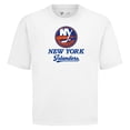 thumbnail image 2 of Men's Levelwear  White New York Islanders Team Surge Luxe Signature Knit T-Shirt, 2 of 2