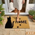 thumbnail image 6 of Findosom 24"x36" Door Mat Front Doormat Dirt Trapping Welcome Mat, Indoor Outdoor Washable Entrance Mat Stain Resistant Natural Low Profile Entry Rug for Porch Patio Kitchen Backdoor Home Decor, 6 of 9