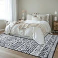 thumbnail image 5 of Cozylore 8'x10' Area Rugs for Living Room Modern Rug Soft Low Pile Non Slip Carpet Machine Washable Indoor Rug for Bedroom Dining Room, Gray, 5 of 6