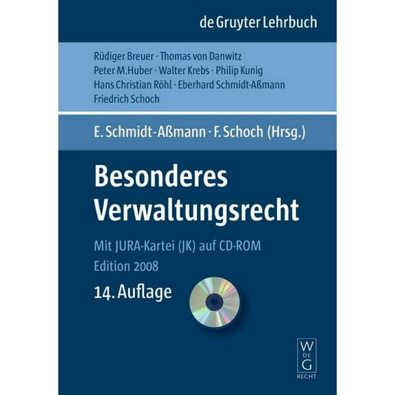 de Gruyter Lehrbuch: Besonderes Verwaltungsrecht (Paperback)