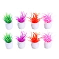 thumbnail image 1 of 8Pcs Mini Plant Models Miniature Plant Figurines Mini House Plant Ornaments, 1 of 7