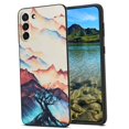 thumbnail image 1 of Compatible with Samsung Galaxy S21 FE Phone Case, mountain-tree-painting-191 Case Men Women, Flexible Silicone Shockproof Case for Samsung Galaxy S21 FE, 1 of 1